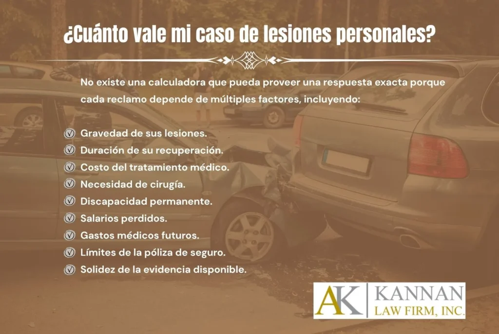 cuanto vale mi caso de lesiones personales