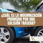 golpe por detrás coche indemnización